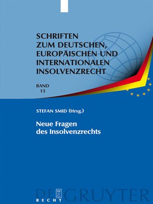 cover image of Neue Fragen des Insolvenzrechts